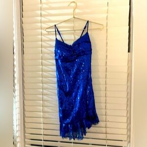 Blue mini dress $25